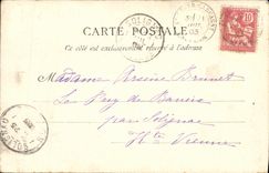CPA Bayeux Vieille Maison de la Rue St Malo