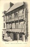 CPA Bayeux Vieille Maison Rue Saint Malo