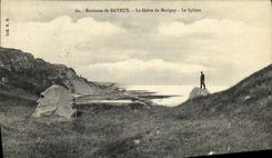 CPA Environs de Bayeux La Greve de Mariguy Le Sphinx