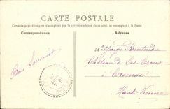 POSTAL Bayeux L Aure de la VENDIMIA vista del bulevar