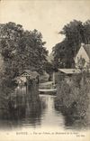 CPA Bayeux Vue sur l Aure au Boulevard de la Gare Lavoir