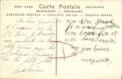 POSTAL Bayeux de la VENDIMIA vista en L un campo mas alto de la lavanda de Aure