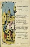 VINTAGE POSTCARD the Lantern Of Gas de Falaise Fiolklore Costume