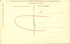 La POSTAL de la VENDIMIA en traje del folklore de Normandia D Falaisienne TIENE