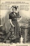 CPA La Falaisienne Folklore Costume
