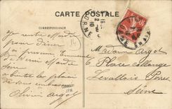 CPA La Lanterne du Gars de Falaise Folklore Costume