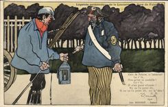 CPA Legende authentique de la Lanterne du Gars de Falaise Darvwell 1905
