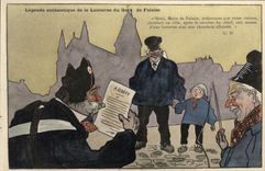 CPA Legende authentique de la Lanterne du Gars de Falaise Darvwell 1905