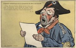 CPA Legende authentique de la Lanterne du Gars de Falaise Darvwell 1905