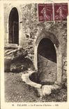 VINTAGE POSTCARD Cliff the Fountain D Arlette