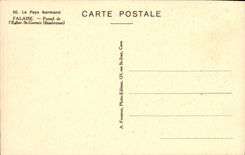 VINTAGE POSTCARD Cliff Gate of L Church St Gervais