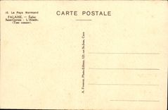 CPA Falaise Eglise Saint Gervais L Abside