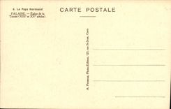 CPA Falaise Eglise de la Trinite 