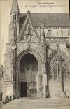 CPA Falaise Portail de l Eglise Sainte Gervais