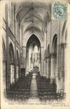 VINTAGE POSTCARD Cliff the Nave of L Church Saint Gervais Xlle and Xlll E centuries