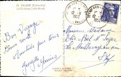 CPM Falaise Le Chateau 