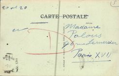 VINTAGE POSTCARD Falaise the large Keep squares