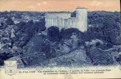 CPA Falaise Vue d ensemble du Chateau
