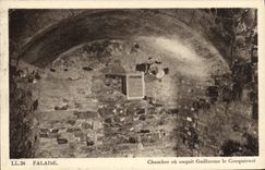 CPA Falaise Chambre ou naquit Guillaume le Conquerant
