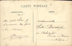 VINTAGE POSTCARD Cliff walls of the Castle and the Talbot Tower