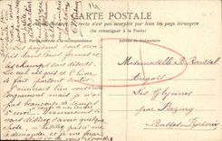 VINTAGE POSTCARD Cliff the gross Talbot Tower