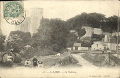 VINTAGE POSTCARD Cliff the Castle Children