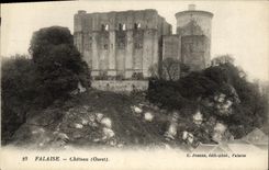 VINTAGE POSTCARD Cliff Western Castle