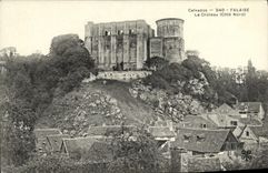 CPA Falaise Le Chateau Cote Nord