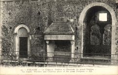 CPA Falaise Le Chateau Fenetre et Cheminee du grand Donjon 