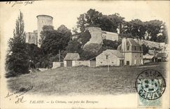 CPA Falaise Le Chateau vue prise des Bercagnes