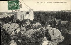 CPA Falaise Le Chateau Vue prise du Mont Myra