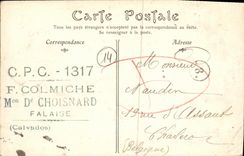 CPA Falaise Le Chateau Vue prise du Mont Myra