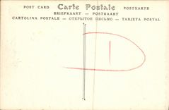 VINTAGE POSTCARD Cliff Castle the Large Keep seen interior and the Talbot Tower