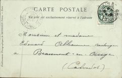 VINTAGE POSTCARD Cliff the Barracks Dumont D Urville Militaria