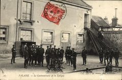 CPA Falaise Le Cantonnement de la Lyrique Militaria TOP