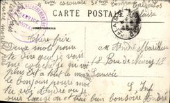 CPA Falaise Cantonnement Valery Place Reine Mathilde Militaria
