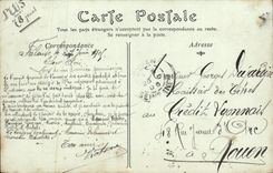CPA Falaise La Caserne Dumont d Urville Militaria