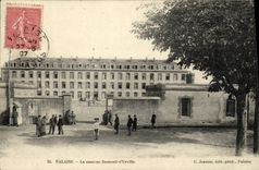 CPA Falaise La Caserne Dumont d Urville Militaria