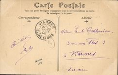 VINTAGE POSTCARD Cliff Train station