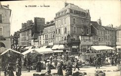 VINTAGE POSTCARD Cliff Market TOP