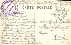 TAPA del mercado del acantilado de la POSTAL de la VENDIMIA