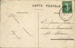 VINTAGE POSTCARD Cliff Surroundings Old Vault of the Jolly Mount