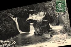 CPA Environs de Falaise Cascade du Laizon du Mont Joly