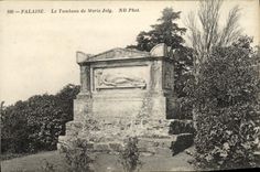 VINTAGE POSTCARD Cliff the Tomb of Marie Jolly