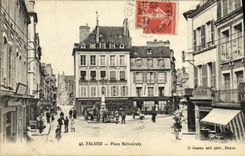 VINTAGE POSTCARD Falaise Places Beautiful Cross