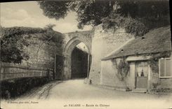 CPA Falaise Entree du Chateau
