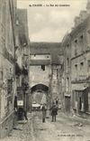 CPA Falaise La Rue des Cordeliers Postier Cafe Restaurant