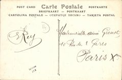 VINTAGE POSTCARD Cliff Main street Gervais Saint With the Mauduit thought