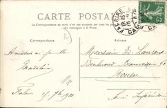 VINTAGE POSTCARD Cliff Road D Nickel silver