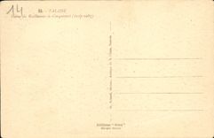 VINTAGE POSTCARD Falaise Rules of William the Conqueror